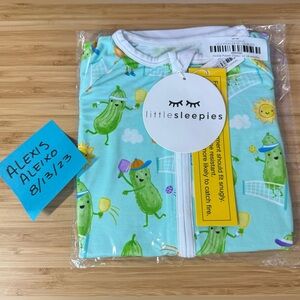 Pickle Power Zippy 12-18 M Little Sleepies NIB